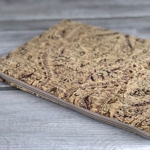 Housse vintage pour ordinateur portable, housse tapisserie pour MacBook, étui pour ordinateur, étui pour iPad/rembourré/fait main (étui matelassé pour ordinateur portable) Cadeau parfait/cadeau # G25