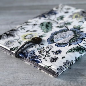 Housse fleurie pour ordinateur portable, housse pour MacBook, étui pour ordinateur pour tout appareil (iPad, téléphone)/linge de maison/rembourrage (étui matelassé pour ordinateur portable) Cadeau parfait/cadeau #L