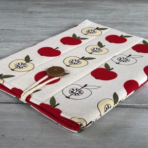 Étui pour ordinateur portable fait main, housse matelassée pour ordinateur portable, avec rabat, étui pour tous les appareils, étui pour ordinateur, étui pour iPad/rembourrage/lin Cadeau parfait #Mgel1r