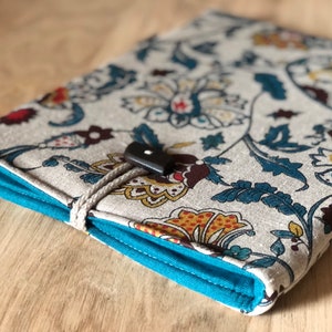 Housse pour ordinateur portable, housse pour MacBook, étui pour ordinateur pour tout appareil (iPad, téléphone)/lin/rembourrage (étui pour ordinateur portable matelassé) Cadeau/cadeau parfait