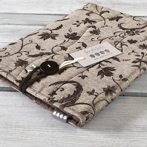 Housse en lin pour ordinateur portable, housse pour MacBook, étui pour ordinateur portable pour tous les types d'ordinateurs portables, housse pour iPad/rembourrée (manche matelassée) Cadeau parfait/cadeau # L20