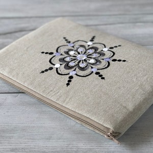 Housse en coton pour ordinateur portable, housse pour ordinateur portable faite main, housse pour n'importe quel appareil, housse pour MacBook, étui pour iPad, housse pour ordinateur/rembourrée, cadeau parfait/cadeau #M22