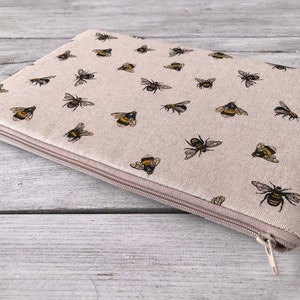 Housse pour ordinateur portable faite main, étui pour n'importe quel ordinateur portable, étui pour ordinateur/rembourré/abeille/coton/différentes tailles (MacBook, iPad,...) Cadeau parfait/cadeau