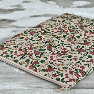 Housse pour ordinateur portable faite main, housse matelassée pour MacBook, étui pour n'importe quel appareil, housse pour ordinateur, étui pour iPad/coton/rembourré/cadeau parfait/cadeau