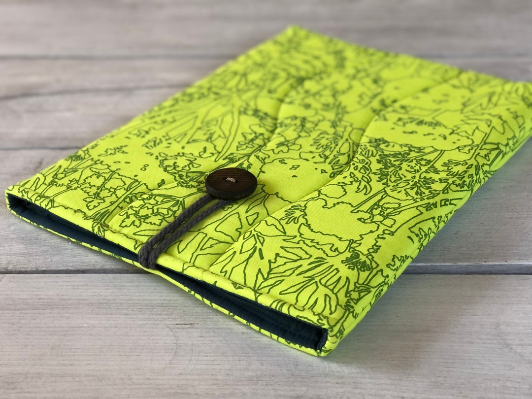 Cotton Laptop Sleeve Padded Macbook Sleeve Handmade Computer Etsy