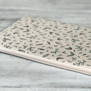 Housse en coton pour ordinateur portable, housse pour MacBook, étui pour tous les types d'ordinateurs portables, housse pour iPad/rembourrée/étui pour ordinateur portable fait main/ cadeau parfait/cadeau