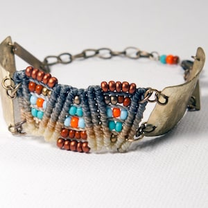 ZigZag Princess Bracelet (natural, copper)
