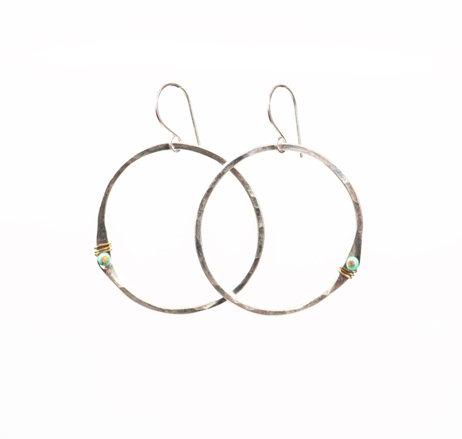 MINI ORGANIC HOOPS SILVER