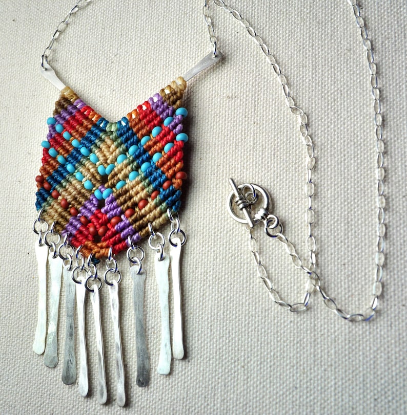 Silver Chevron Necklace main image 1