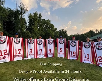 Personalized Sports Team Beach Towel: Custom Logo, Name & Number