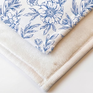 Personalized Grandmother Woven Blanket - Custom Grandma Throw - Nana Floral Throw - Best Gift for Grandparents - Gift for Mom, Birthday Gift Chenille(50"x60")