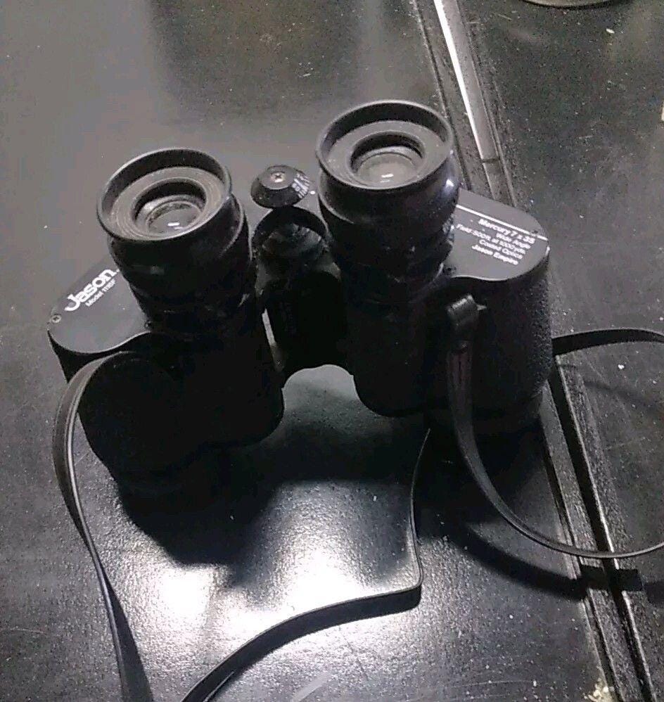 Vintage Jason Model 1116F Binoculars Mercury 7 X 35 Wide Angle