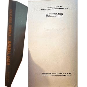 George Orwell's Animal Farm First Edition