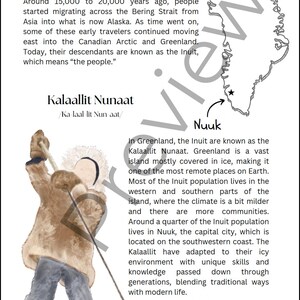 Inuit Culture Lesson Printable Homeschool Geography & Language PDF ...