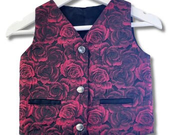 Boys Red Vest