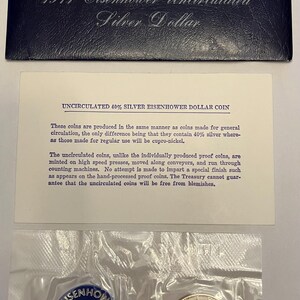 1971-S Eisenhower Uncirculated Silver Dollar