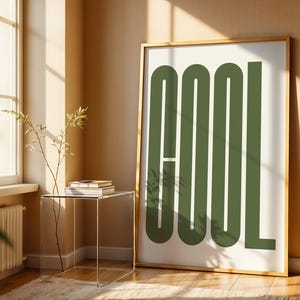 Coole posterkunst aan de muur voor huisdecoratie, unieke grafische print, modern designcadeau, kantoor- en slaapkamerdecoratie