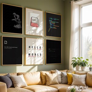 Developer Wall Art Coding Art Poster, Instant Download in 10 Sizes, Programmer Office Decor