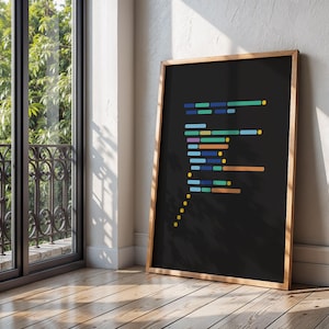 Programmer Definition Poster, Coding Wall Art Print, Minimalist Developer Gift, Tech Office Decor