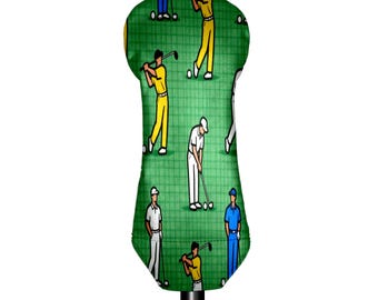 Groene golfheadcovers PU-leer Golfcadeaus accessoire Driver Fairway-hout hybride