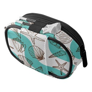 Ocean Design PU Leather Golf Waist Bag: Mini Cosmetic & Coin Purse