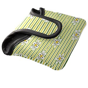 Mallet Putter Cover Flower Design, Protective Cover – Waterproof PU Leather | Fleece Lined | Golf Gifts