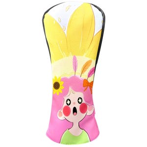 PU Leather Golf Club Head Cover: Waterproof, Velvet Lined - Driver/Fairway/Hybrid