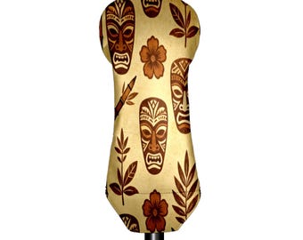 Totempatroon Golfheadcovers PU-leer Golfcadeaus Accessoire Driver Fairwayhout Hybrid