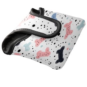 Dog Series Mallet Putter Covers: PU Leather, Fleece-Lined, Portable, Anti-Friction & Funny Golf Gifts