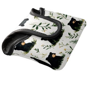 Bear Series Mallet Putter Cover-Waterproof PU Leather | Fleece Lined Carrying Case | Golf Gifts