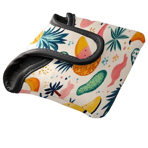 Fruit Band Mallet Putter Cover, Protective Cover – Waterproof PU Leather | Fleece Lined | Golf Gifts