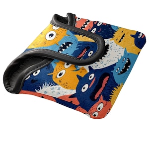Strange Design Mallet Putter Cover - Waterproof PU Leather | Fleece Lined | Golf Gifts