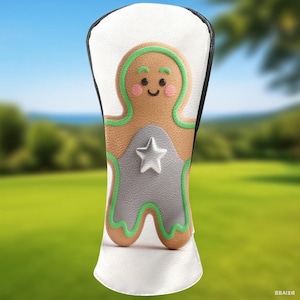 Golf Head Covers – PU Leather, Fits Drivers/Fairway Woods/Hybrids (Dual Sizes), Golfers Gifts