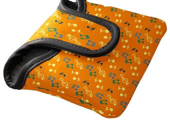 Zabawny pokrowiec na putter mallet, pokrowiec ochronny – wodoodporna skóra poliuretanowa | Podszewka z polaru | Prezenty golfowe