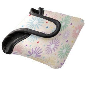 Mallet Putter Cover Colorful Design, Protective Cover – Waterproof PU Leather | Fleece Lined | Golf Gifts