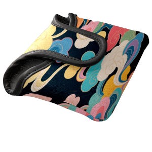 Japanese Style Mallet Putter Cover – Waterproof PU Leather | Fleece Lined | Golf Gifts