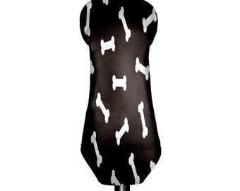 PU Leather Golf Putter Head Cover, Dog Bone Pattern