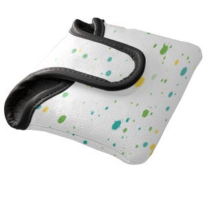 Colorful Painting Mallet Putter Cover-Waterproof PU Leather | Fleece Lined Carrying Case | Golf Gifts
