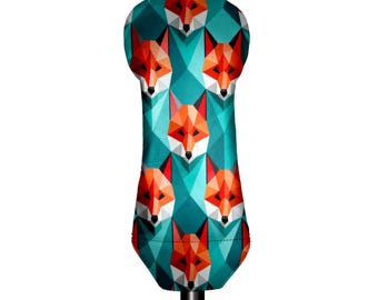 Geometric Style Fox PU Leather Golf Putter Head Covers Driver, Fairway Wood & Hybrid Clubs