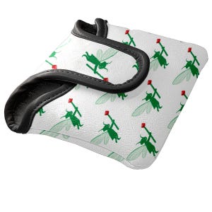 Divertente custodia per putter Mallet in pelle PU impermeabile / custodia per il trasporto foderata in pile / regali per il golf