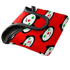 Funny Style Mallet Putter Cover, Protective Cover – Waterproof PU Leather | Fleece Lined | Golf Gifts