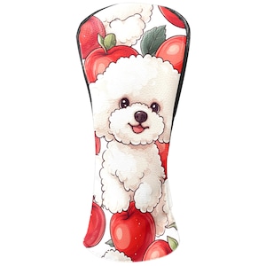 Gift for Pet Lovers, Golf Head Covers – PU Leather, Fits Drivers/Fairway Woods/Hybrids (Dual Sizes)
