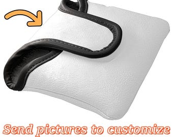 Custom Mallet Putter Cover, Custom Gifts, Waterproof PU Leather | Fleece lining | Exclusive Design