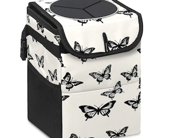 Bolsa de basura negra para coche, forro impermeable, organizador para el coche