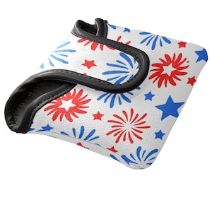 Colorful Mallet Putter Cover, Protective Cover – Waterproof PU Leather | Fleece Lined | Golf Gifts