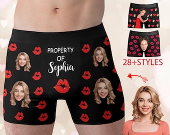 Boxer Personnalisé Homme, Cadeau Homme Saint-Valentin, Caleçon Humour – Cote-bonheur