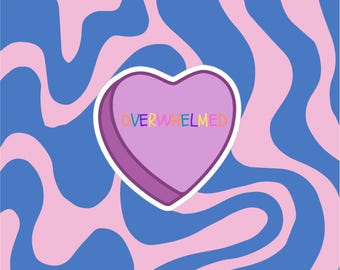 Neurodiverse Pride Sticker: Sensory Overload Vinyl Decal