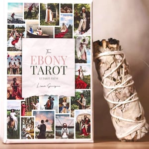 carte de tarot en photo afrodescendant ebony deck avec livret