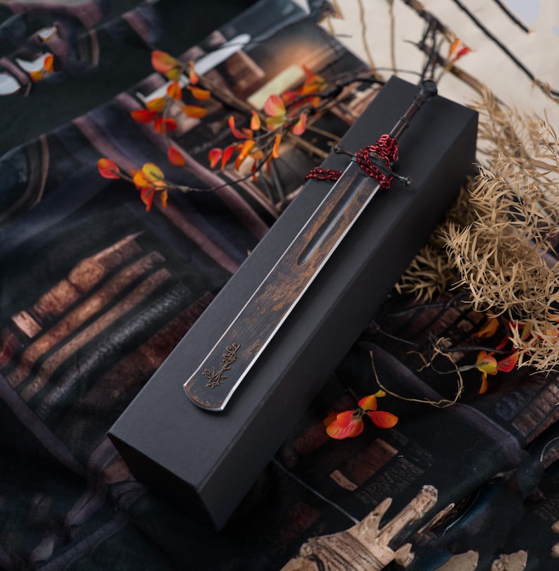 TGCF-Inspired Hua Cheng Scimitar – 22cm Zinc Alloy Doom Blade Replica for Cosplay, Display & Collector Gift image 7