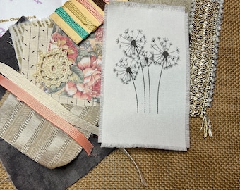 Slo-Stitch Dandilion Kit #5 - Kit contains everything pictured.